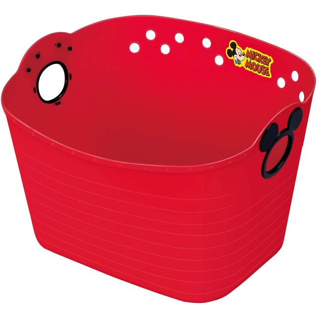 Nishiki Kasei SQ16 Soft Bucket, Mickey Mouse, Red