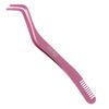 Clusters DIY Lash Tweezers, Eyelash Applicator, 2 in 1 Lash Tweezers Strip Lashes, Double Ended Eyelash Tool with Built in Lash Comb for Precise Lash Application, Curved Eyelash Nipper
