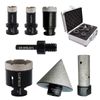 Diamond Core Drilling Bits Set Tile Hole Saw Kit For Ceramic Marble Porcelain 