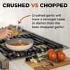 Premium Garlic Press w Soft Easy-Squeeze Ergonomic Handle Sturdy Design Extracts