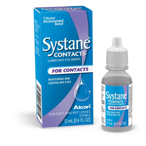 Systane Contacts Lubricant Eye Drops, 12-mL