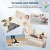 PHF 100% Cotton Waffle Weave Blanket King Size for Bed, Lightweight Washed Co...