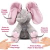 Dimple Animated Plush Singing Kaia Elephant with Peek-a-boo Interactive Feature