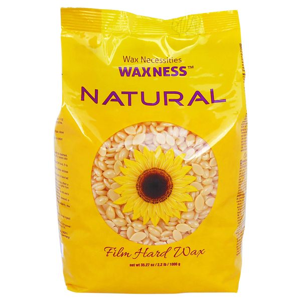 Wax Necessities Hard Wax Beads Natural 2.2 Pound