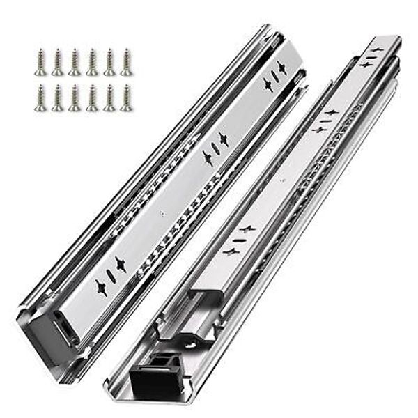 260 Lbs Heavy Duty Drawer Slides 1 Pair 8 10 12 14 16 18 20 24 26 30 32 40 In...