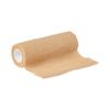 Medline Non-Sterile Self Adherent Cohesive Bandages, Tan, 6" x 5 yds., (15.2 cm x 4.6 m), Not Made From Natural Rubber Latex, Pack of 12