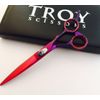 6" Professional Barber Razor Edge Titanium Coated Hair Cutting Shears Scissors Set+case