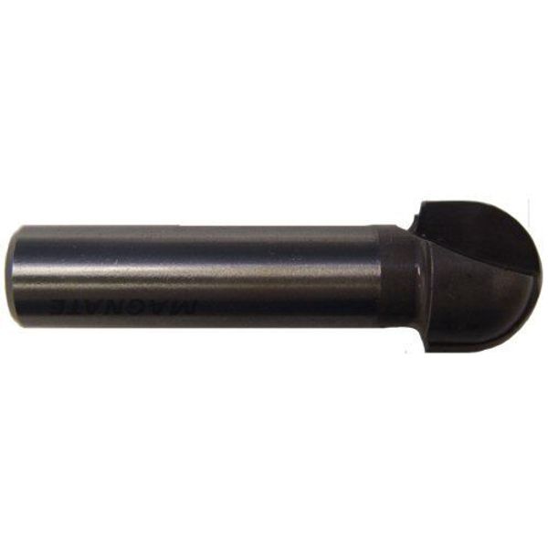 Magnate 805 Core Box 2 Flute Carbide Tipped Router Bit - 3/4" Cutting Diameter