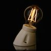 The Cable Store Ceramic Industrial E27 Ceiling/Wall Light Angled Lamp Holder