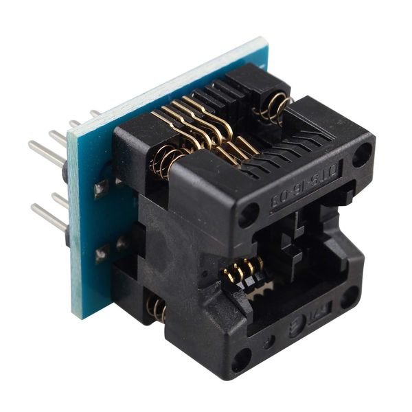 HALJIA SOIC8 SOP8 To DIP8 IC Socket Converter Module Programmer Adapter OTS-16-03 For 24xx 93xx EEPROM