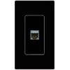 RiteAV CAT7 Wall Plate Screwless Frame [Black]