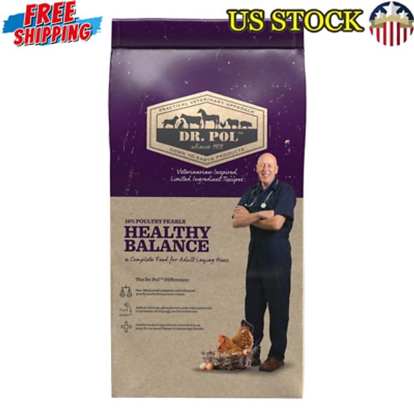 Healthy Balance 16Percent Poultry Pearls Layer Feed 30lb NonMedicated Nutrition