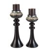 Gold Max Candleholder Set