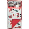 Microfiber Dish Drying Mat,12"x18" CHRISTMAS,WINTER,SANTA,CANDY CANES &GIFTS,BHD