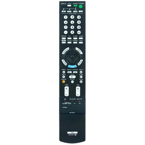 RM-YD017 Replace Remote Commander Compatible with Sony Bravia TV KLV-52W300A KDL-46XBR5 KDL-40XBR5 KDL-52XBR5 KLV-46W300A KDL-40W3000 KDL-46W3000 KDL-52WL130 KDL-52W3000 KLV52W300A KDL46XBR5 KDL40XBR5