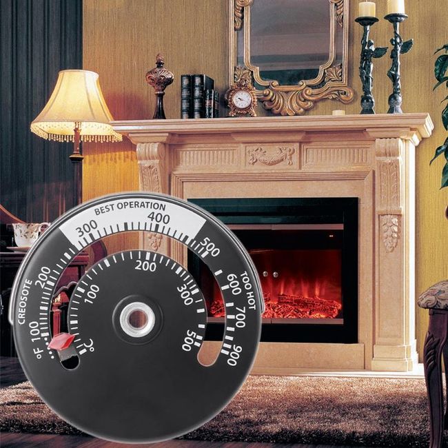 Magnetic Stovepipe Thermometer - Tiny Wood Stove