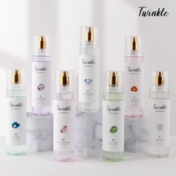 (Free shipping) Foodaholic Twinkle Hair &amp; Body Mist 250ml 12 types to choose from