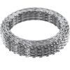 Razor Wires 147ft Razor Wire 3-Roll Double Spiral Galvanized for Garden