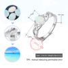 Acefeel Oval Lab Created White Opal Celtic Knot 925 Sterling Silver Band Ring