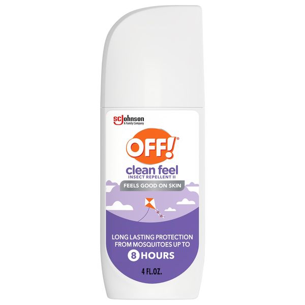 OFF! Clean Feel Insect Repellent Spritz with 20% Picaridin, Bug Spray with Long Lasting Protection from Mosquitoes, Feels Good on Skin, 4 oz