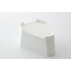 Yamazaki Industries 3236 Triangular Corner Floating Lid Included, Triangular Corner, Aqua, White