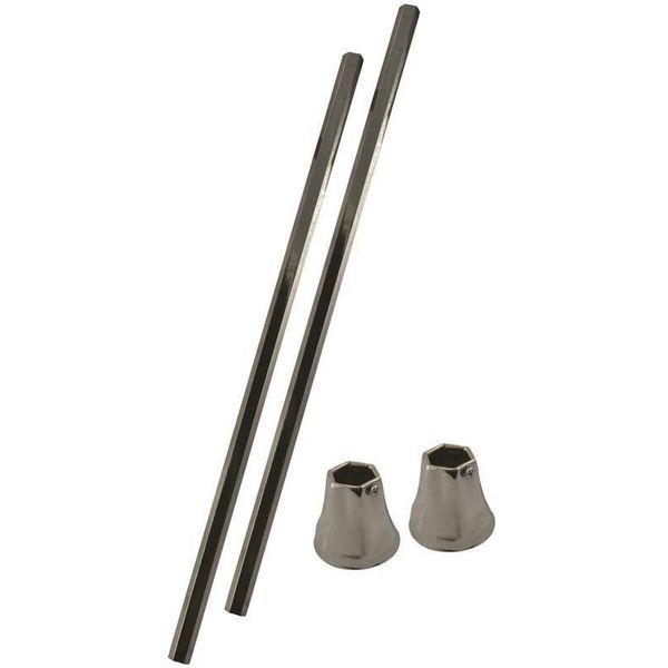 NEW Plumb Pak PP22680 Sink Legs with Flanges, Chrome FINISH 4947545