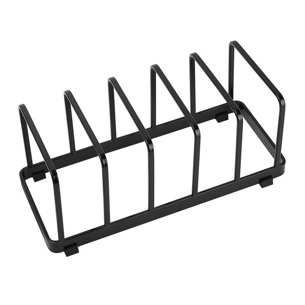 Plate Rack Drainer, Dish Drainer Rack, Plate Dish Rack Drainer, Kitchen Plate Storage Racks for Cupboards, Dish Drying Rack, Black Dish Drainers, Kitchen Cupboard Storage Organise Lid Organizer