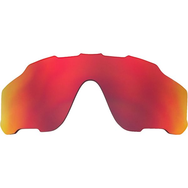 ZERO Lenses Compatible With the Oakley JAWBREAKER Glasses , red