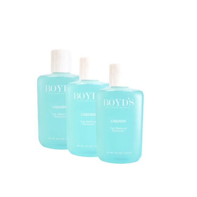 Boyd's Liquido Eye Makeup Remover (3-Pack)