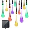 30 Premium LED Multi Colour String Lights Outdoor Solar Powered The Glowhouse 6.5M