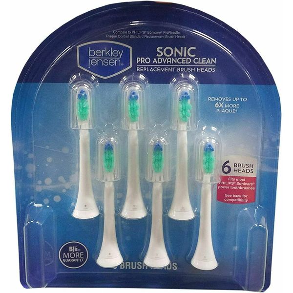 Berkley Jensen 71389 Sonic Pro Advanced Clean Replacement Brush Heads