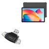 BoxWave Smart Gadget Compatible with TCL Android Tablet TABMAX 10.4 (10.36 in) - AllReader SD Card Reader, microSD Card Reader SD Compact USB - Jet Black