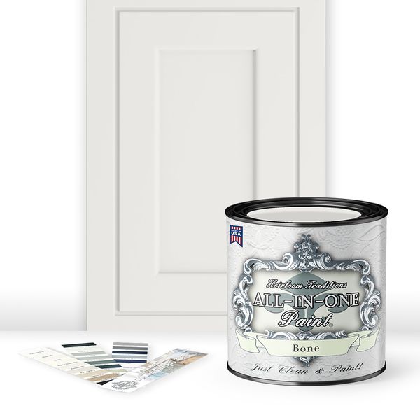 ALL-IN-ONE Paint by Heirloom Traditions - Bone (Off White) - 32 Fl Oz - Plus
