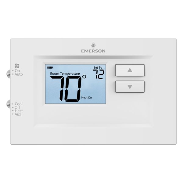 Emerson 1F75H-21NP Non-Programmable Thermostat, 2H/1C