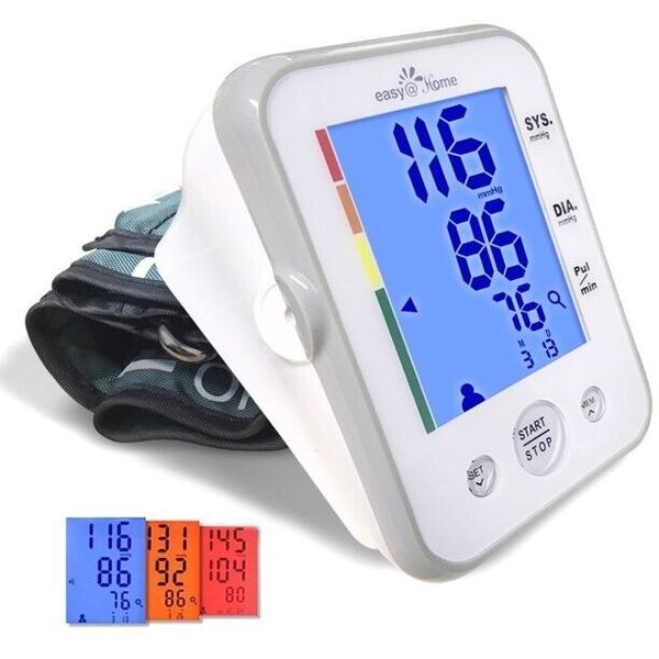 Easy@Home Digital Upper Arm Blood Pressure Monitor (BP Monitor) EBP-095L