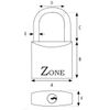 Professional Choice Zone Marine Padlock 40mm