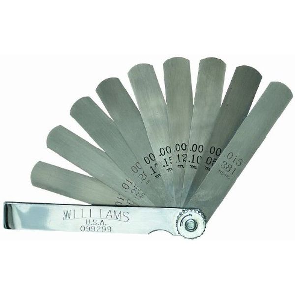 Williams GS-2 Standard Feeler Gauge Set