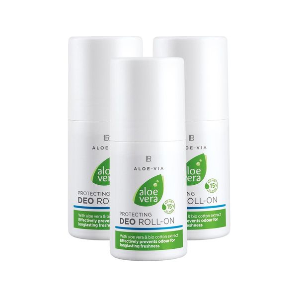 LR Aloe Vera Protective Roll-On Deodorant, 3er Pack