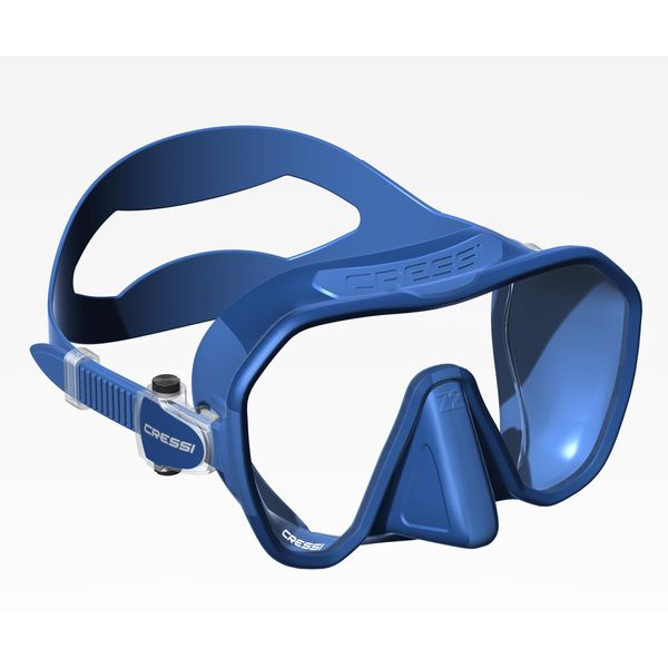 Cressi Z2S Frameless Masks, Blue Metal