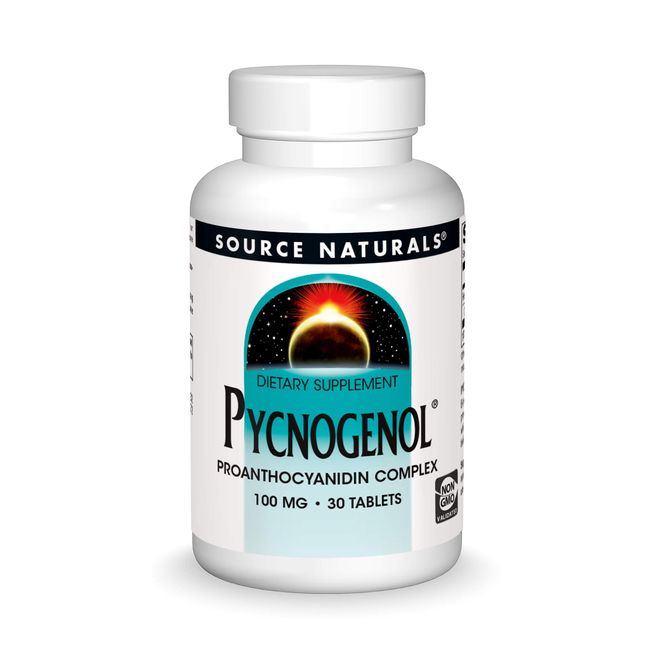 Source Naturals Pycnogenol 100 mg Proanthocyanidin Complex - 30 Tablets