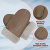 MGGMOKAY Herren Lammfell Shearling Fäustlinge Warme Lederhandschuhe,Kamel,M