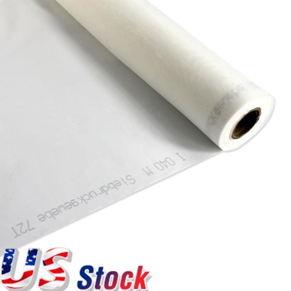 USA 3 Yards 110 Mesh 63" Width White Silk Screen Silkscreen Printing Fabric