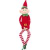 Christmas Personalised Boy Elf Shelf Dangling Legs