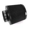 Black  3" 76mm High Flow Inlet Cold Air Intake Cone Replacement Dry Air Filter