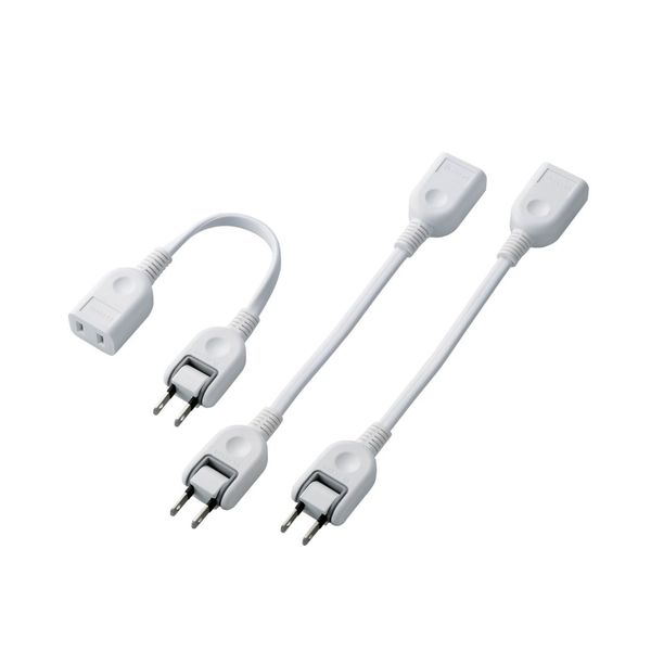 Elecom T-ADR1 Power Cable Extension Cord 0.3 feet/0.1 meters)