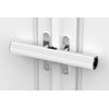 Sevko Patio Door Security Lock for French Double Doors with Scratch Protection Inserts, Easy Install, Extra Security, White