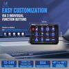 Universal 12 Gang Switch Panel, On-Off LED Car Switch Panel Circuit Control Box