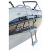 DotLine Boat Aluminum 3 Step Ladder – Folding Gunwale Hook Design, 11" Wide Hooks, Non-Marking Support Legs, 250 lb Capacity – Durable Marine Boarding Solution