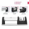 Knife Sharpener | Professional 3 Stage Easy Manual Knife Sharpening Tool For Kit