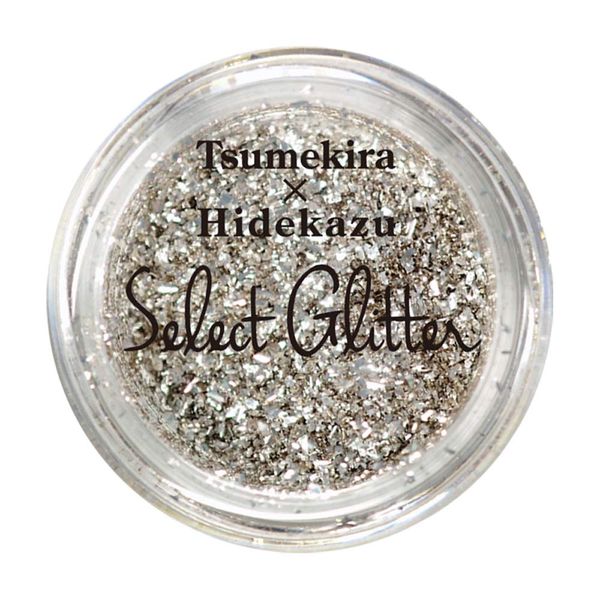 Tsumekira TSUMEKIRA x HIDEKAZU Select Glitter, Diamond Greige, 0.02 oz (0.6 g)
